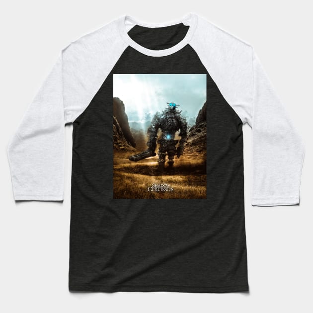 Shadow of the Colossus Baseball T-Shirt by syanart